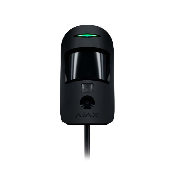 Ajax MotionCam Fibra photo-on-demand, zwart