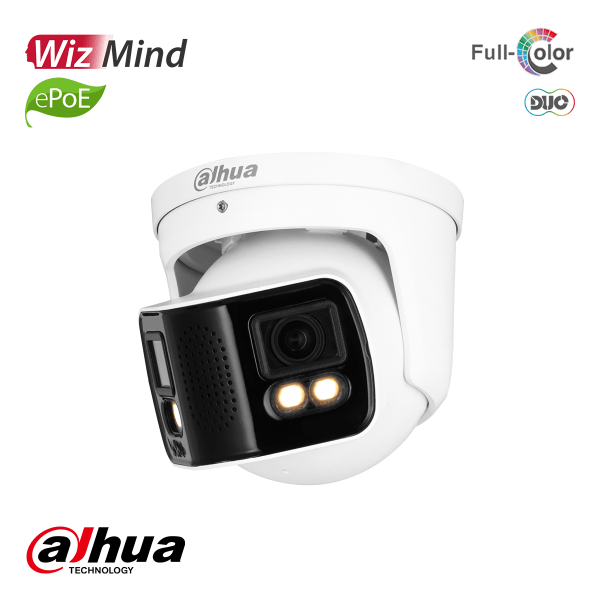 Dahua 2×4MP Full-Color Dual-Lens Splicing WizMind Eyeball Network Camera