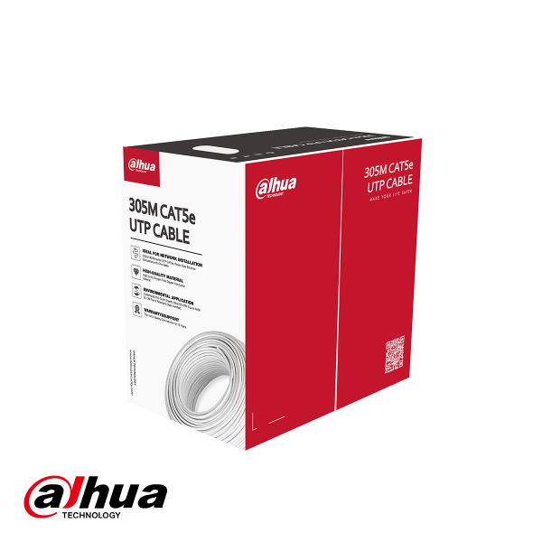 Dahua UTP CAT5E Cable WHITE 305m 0,5mm