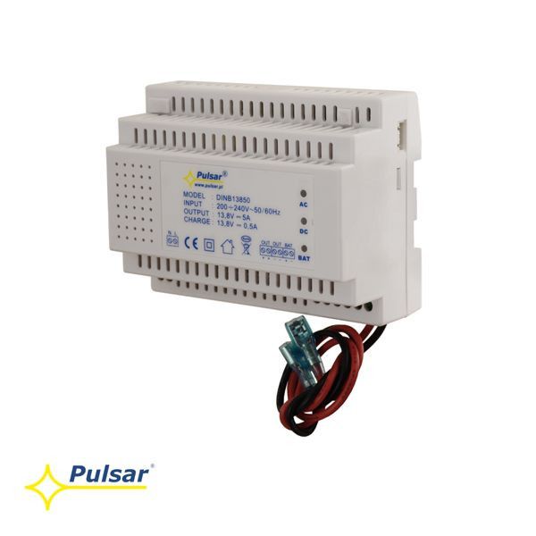 Pulsar DIN-rail voeding 12Vdc 5A