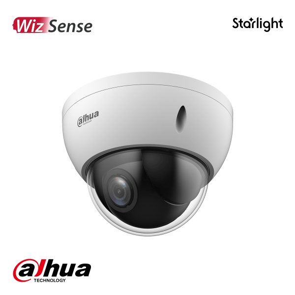 Dahua 2MP 4x Starlight WizSense Mini PTZ Dome Camera