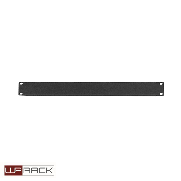WP Blindpaneel 1HE zwart RAL9005