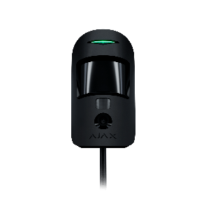 Ajax MotionCam Fibra photo-on-demand, zwart