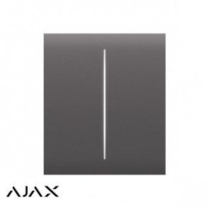 Ajax CenterButton 1-gang/2-weg grafietknop