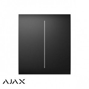 Ajax CenterButton 2-gang Zwart