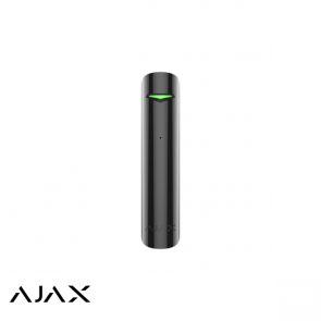 Ajax GlassProtect, zwart, draadloze akoestische glasbreukmelder