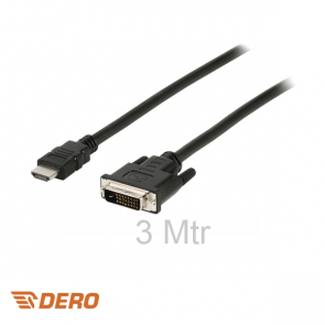 HDMI naar DVI kabel 3 meter