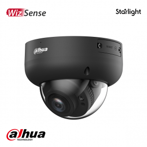 Dahua 8MP IR Vari-focal Dome WizSense Network Camera ZWART