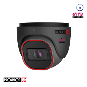 Provision 8MP 40m IR Motorized Vari-Focal Lens Eyeball Camera, CheckPoint, Antraciet