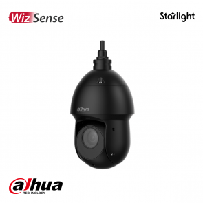 Dahua 4MP 25x Starlight IR WizSense Network PTZ Camera Zwart