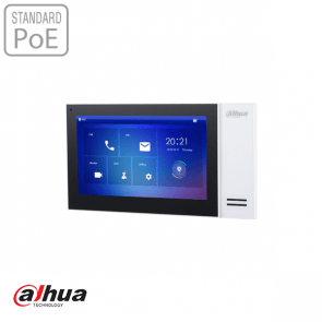 Dahua 7" TFT 1024x600 IP Intercom Monitor PoE Wit