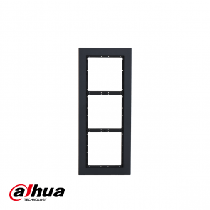 Dahua VTO4202FB series, drie modules bracket Zwart