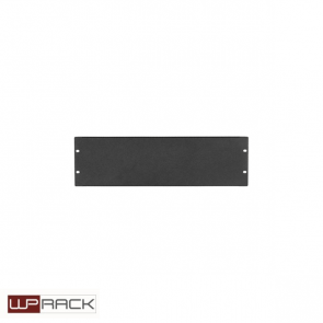 WP Blindpaneel 3HE zwart RAL9005
