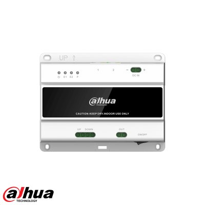 Dahua 2-wire Switch (20 indoor, 2 doorstations) Zonder 48v voeding!