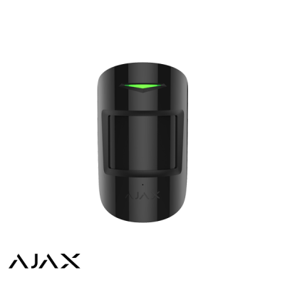 Ajax MotionProtect, zwart, draadloze passief infrarood detector