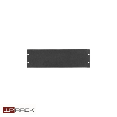 WP Blindpaneel 3HE zwart RAL9005
