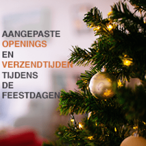 Openings en verzendtijden tijdens de feestdagen